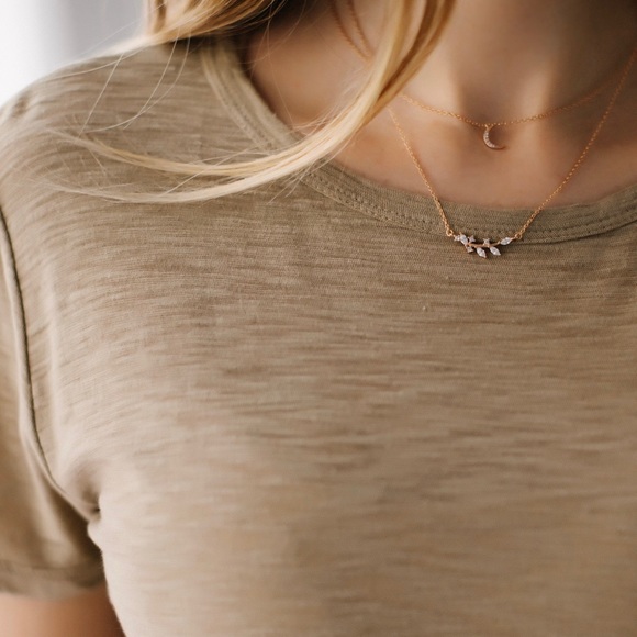 Vine Necklace | Rose Gold 925 Silver - Picture 3 of 6